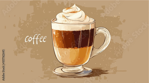 illustration of a cup of coffee.