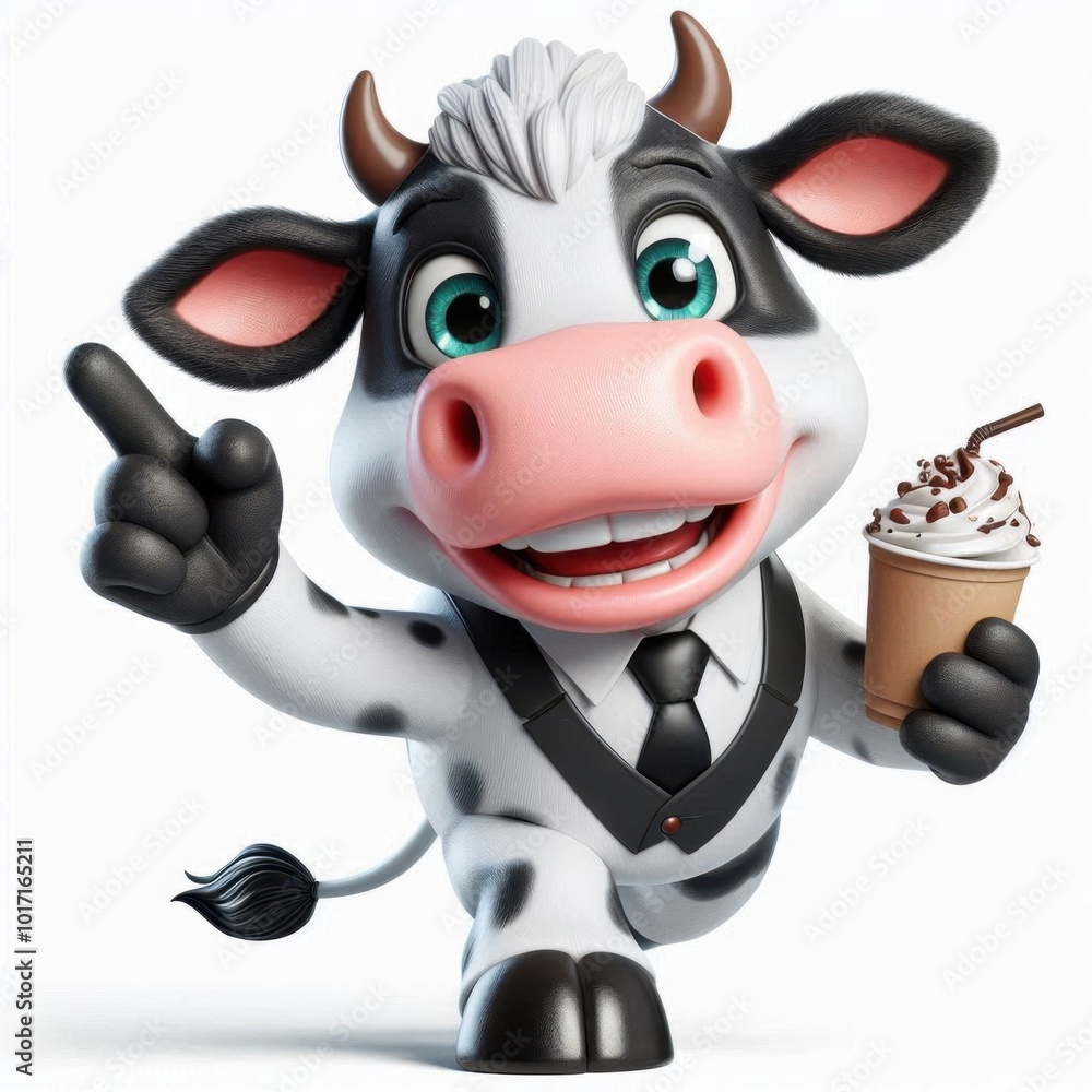 cow isolated on white background cow isolated on white background