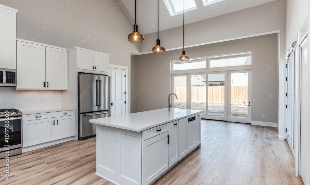 Kitchen Interiors of a Builder Grade Home Kitchen Interiors of a Builder Grade Home