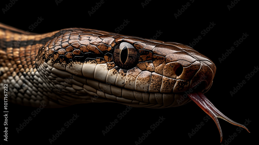 Fototapeta premium close up of a snake