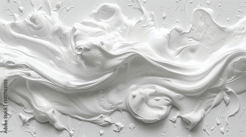 Abstract white paint splash purity background Abstract white paint splash purity background