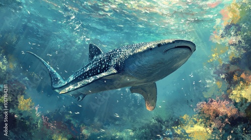 Whale Shark in the Ocean