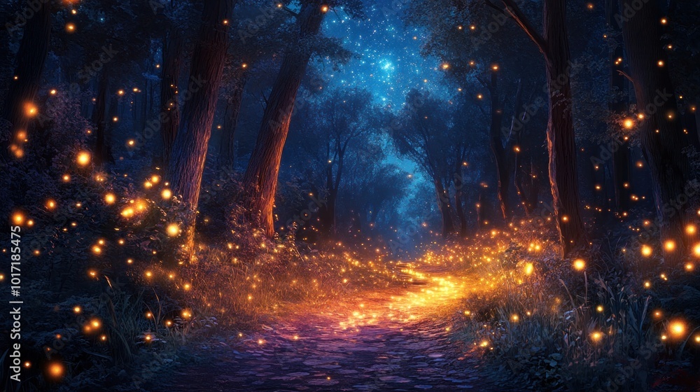 Fototapeta premium Enchanted Forest Path