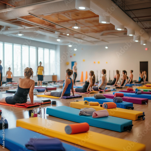 Transform your fitness journey with engaging Pilates classes designed to enhance strength, flexibility, and balance in a supportive environment. photo