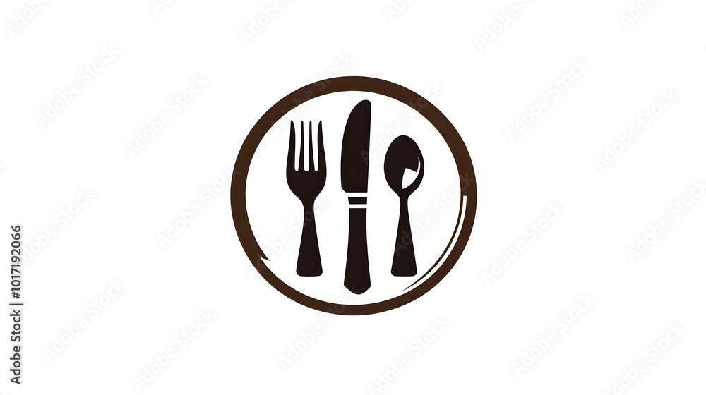 Catering linear logo with plate, knife,spoon and fork. Fork knife and spoon icon logo. Restaurant cafe kitchen diner place menu symbol. Vector illustration image. Restaurant Sign Board. Catering linear logo with plate, knife,spoon and fork. Fork knife and spoon icon logo. Restaurant cafe kitchen diner place menu symbol. Vector illustration image. Restaurant Sign Board.