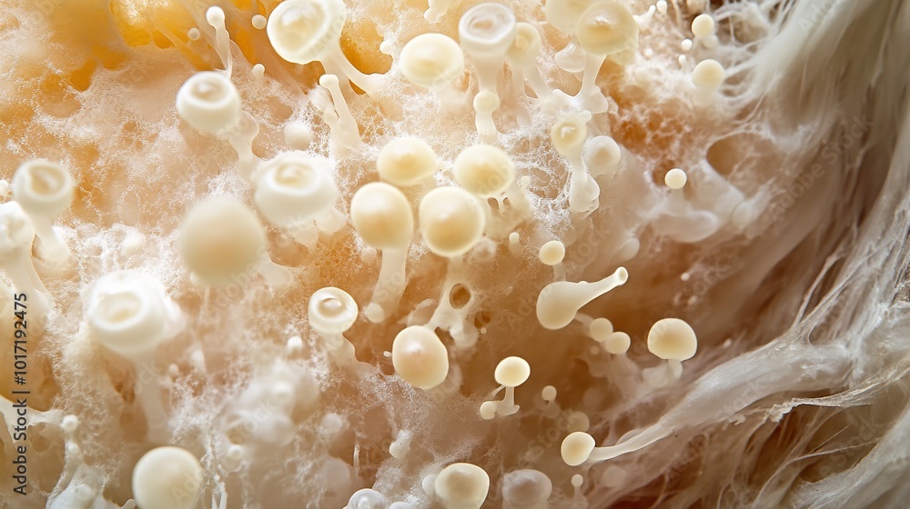 Close-Up Macro Photography of a Mushroom Close-Up Macro Photography of a Mushroom