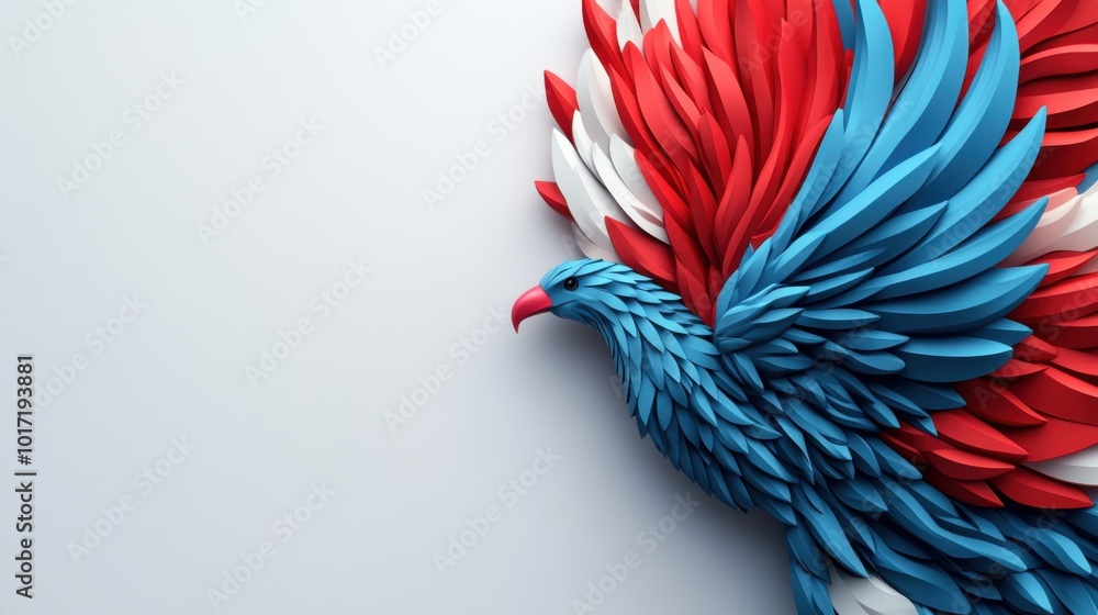 Fototapeta Colorful Wings of Freedom and Tradition