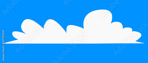 set of clouds element  for illustration decoration white sky with other variant
