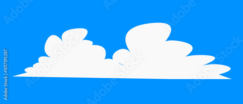 set of clouds element  for illustration decoration white sky with other variant