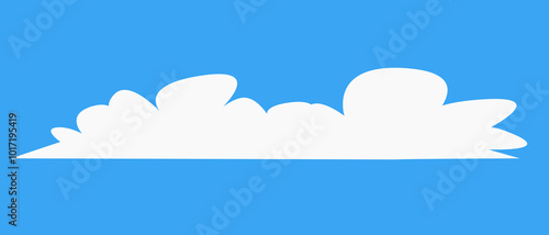 set of clouds element  for illustration decoration white sky with other variant