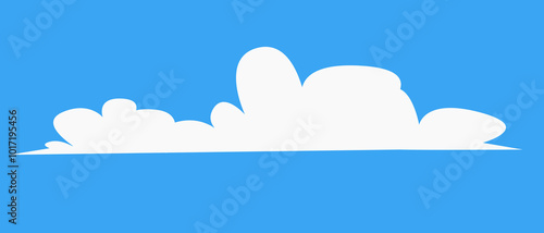 set of clouds element  for illustration decoration white sky with other variant