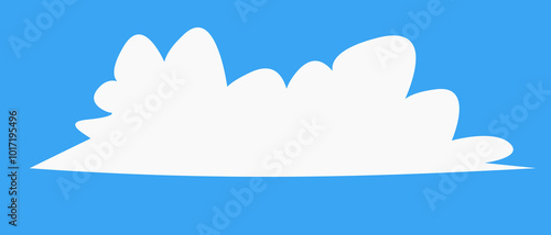 set of clouds element  for illustration decoration white sky with other variant