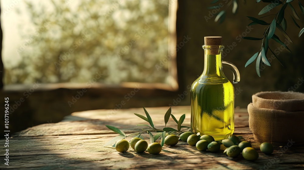 Olive oil notion and green olive oil. Olive oil notion and green olive oil.