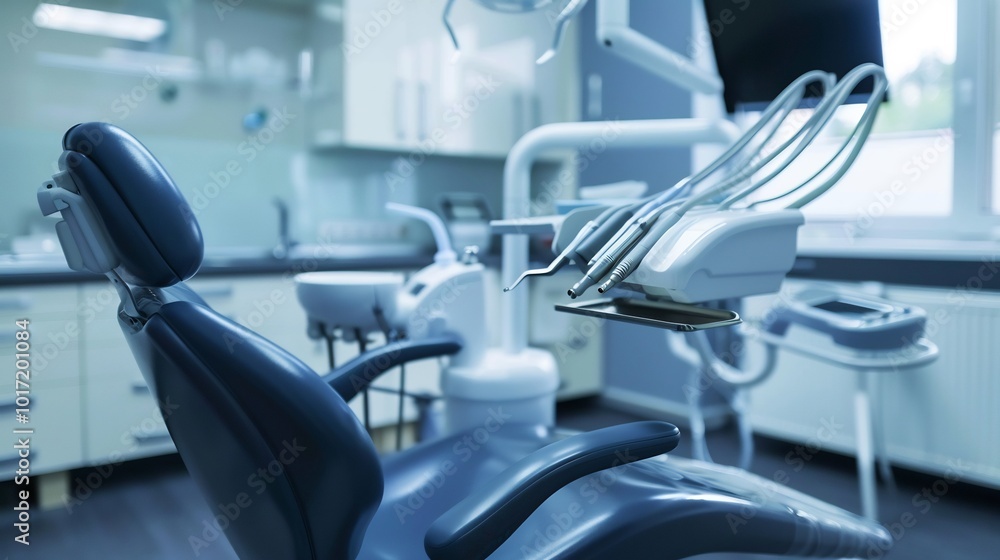 Dentist's office featuring advanced dental technology and equipment Dentist's office featuring advanced dental technology and equipment