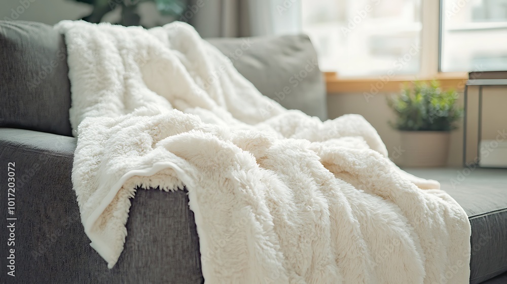 blanket on a sofa blanket on a sofa