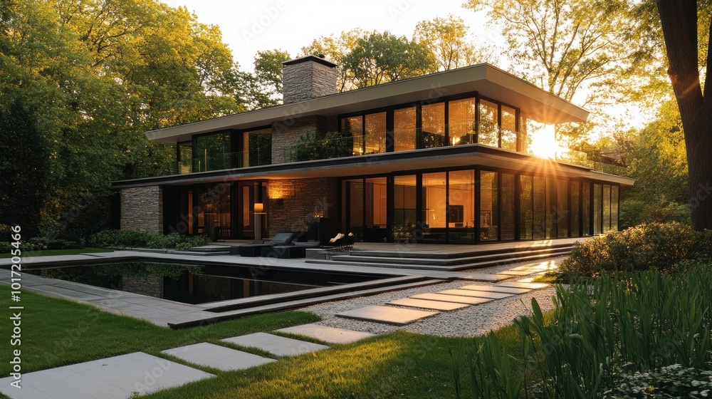 Modern House with a Swimming Pool Modern House with a Swimming Pool