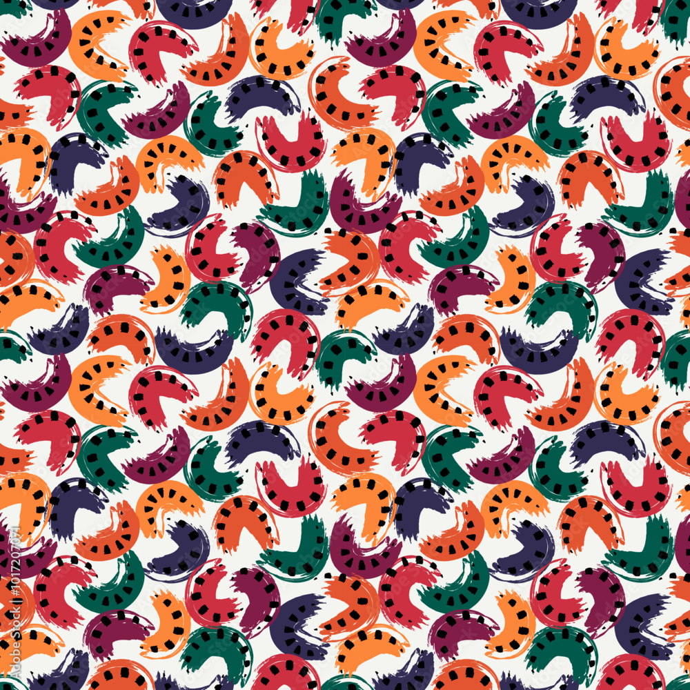 Brushstrokes motif geometric print. Paint brush curve smears seamless pattern. Freehand grunge design background. Trendy handdrawn modern geo ornament. Artistic hand drawn abstract wallpaper Brushstrokes motif geometric print. Paint brush curve smears seamless pattern. Freehand grunge design background. Trendy handdrawn modern geo ornament. Artistic hand drawn abstract wallpaper