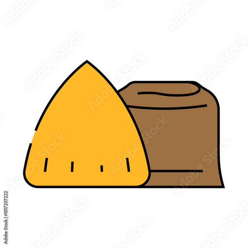confection chocolate candy food line icon vector. confection chocolate candy food sign. isolated symbol illustration