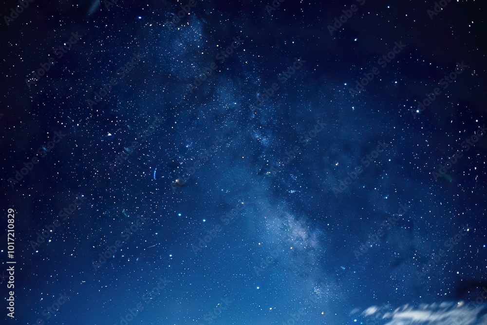 The sky is dark blue with stars twinkling in the background, generative ai image., The sky is dark blue with stars twinkling in the background, generative ai image.,