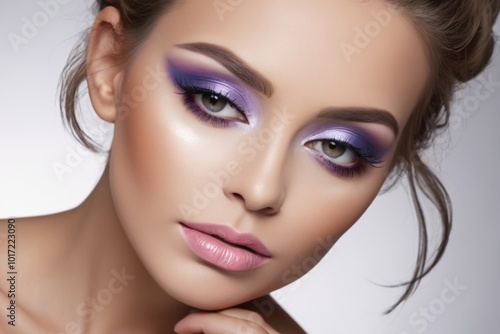 Wallpaper Mural linda mulher maquiada  Torontodigital.ca