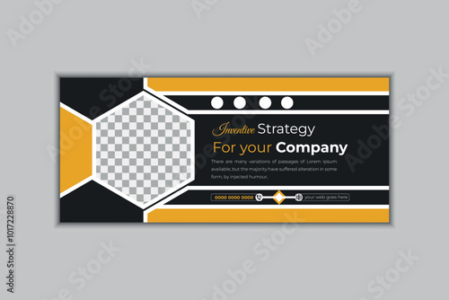 Digital Facebook cover design template