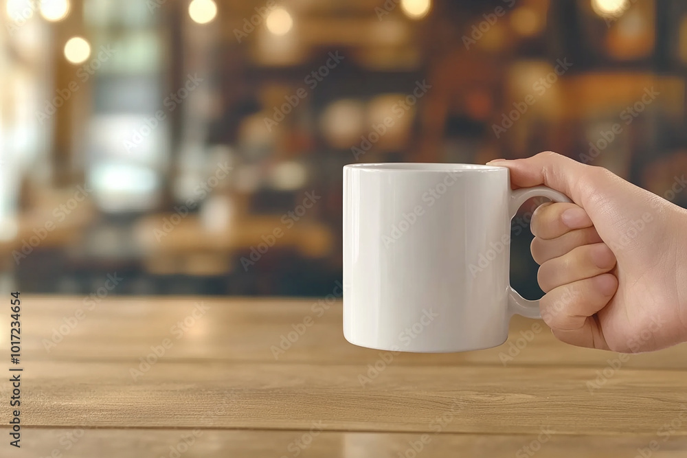 mug mockup in cafe background mug mockup in cafe background