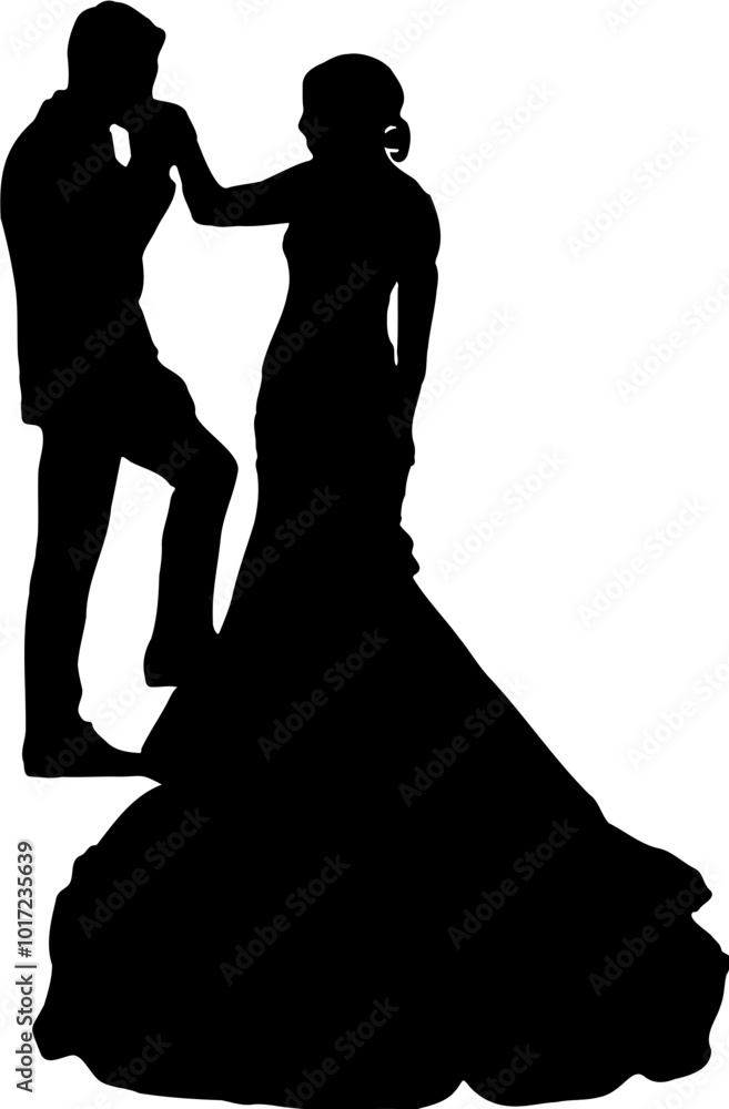 ilustration vector in white background the romantic couple wedding ilustration vector in white background the romantic couple wedding