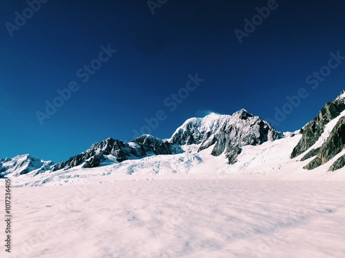 new zealand glacier  photo