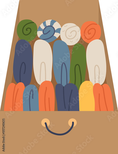 Drawer With Clothes