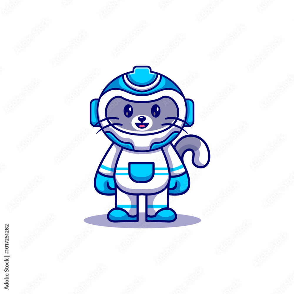 Cartoon Robot Logo Template uses a modern style with a vector style Cartoon Robot Logo Template uses a modern style with a vector style