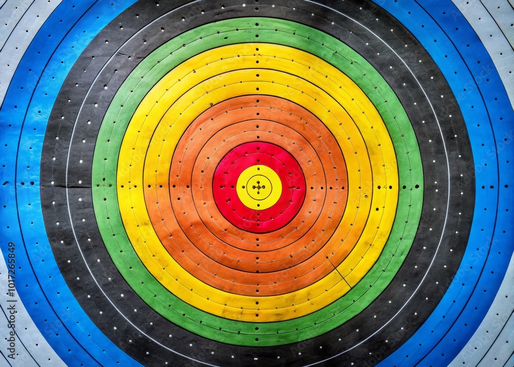 Paper Target for Shooting Practice with Bullseye Markings, Ideal for Archery and Firearm Training Paper Target for Shooting Practice with Bullseye Markings, Ideal for Archery and Firearm Training