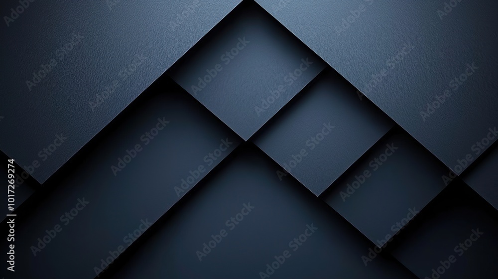 Abstract geometric background with dark blue squares and rhombuses. Abstract geometric background with dark blue squares and rhombuses.