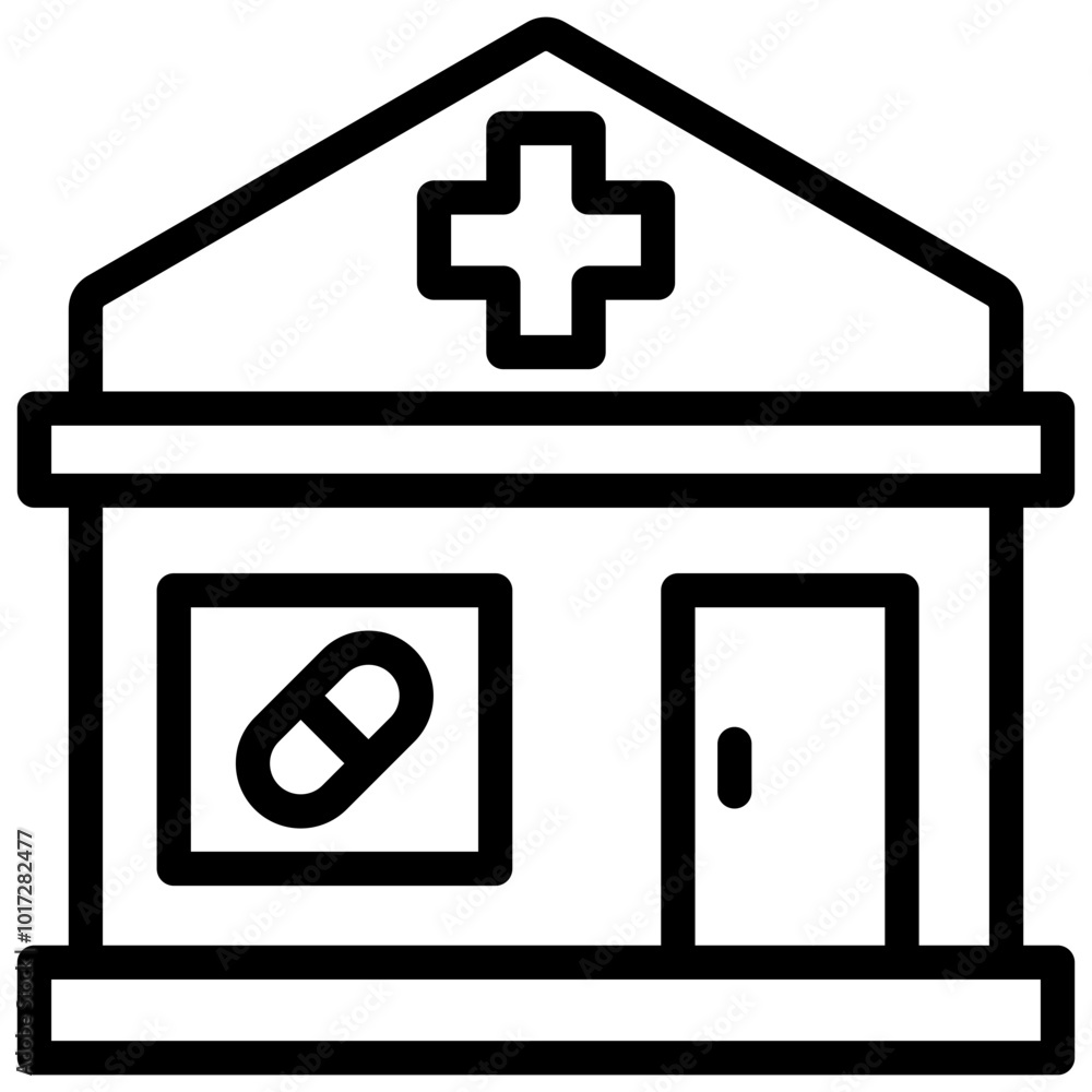Fototapeta premium Pharmacy Icon