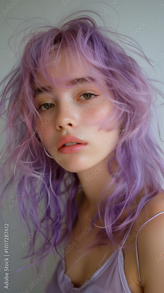 Naklejka premium 若いファッションモデル