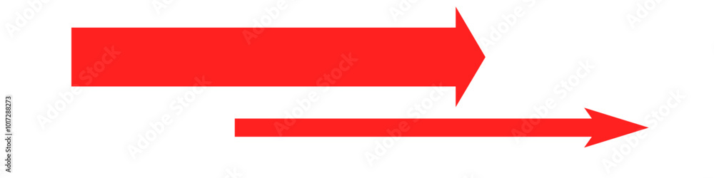 arrows red on white background arrows red on white background