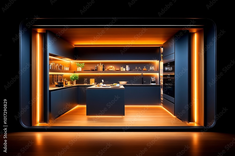 Hyper-realistic depiction of a minimalist kitchen with only a few carefully chosen utensils and ingredients, symbolizing simplicity and essentialism in everyday living Hyper-realistic depiction of a minimalist kitchen with only a few carefully chosen utensils and ingredients, symbolizing simplicity and essentialism in everyday living