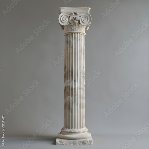 An Elegant Exhibition of Ancient Greek Architecture: The Flawlessly Fluted Ionic Column