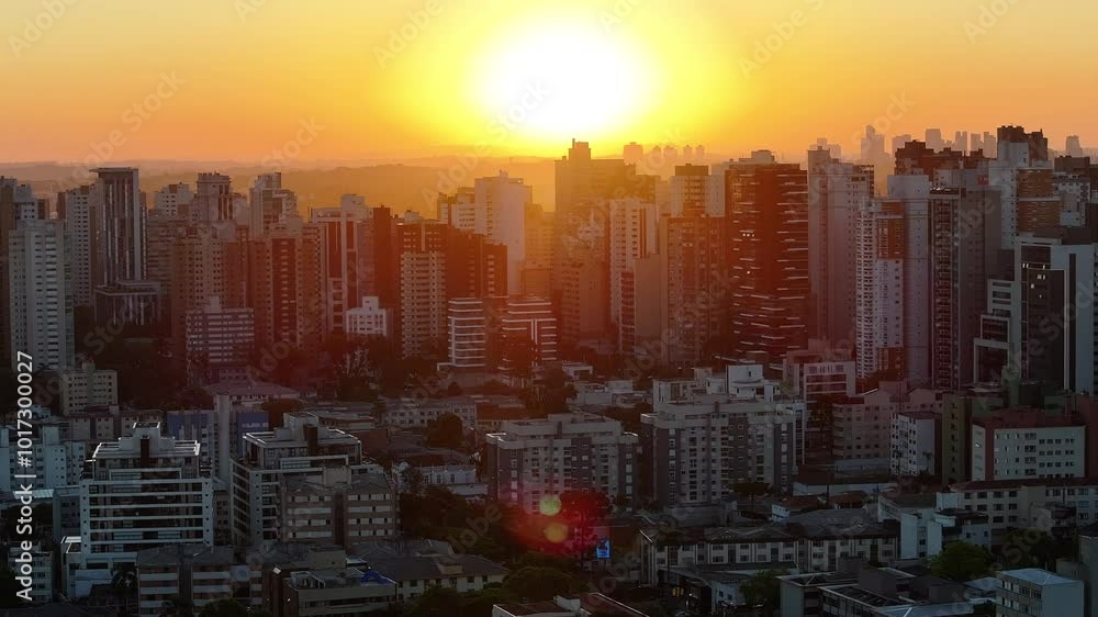 Curitiba Skyline At Curitiba In Parana Brazil. Traffic Avenue. Downtown District. Sunset Landscape. Curitiba Skyline At Curitiba In Parana Brazil. Cityscape Background. Parana Brazil. Curitiba Skyline At Curitiba In Parana Brazil. Traffic Avenue. Downtown District. Sunset Landscape. Curitiba Skyline At Curitiba In Parana Brazil. Cityscape Background. Parana Brazil.