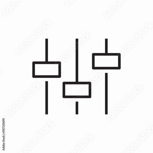 music multimedia control panel icon sign vector