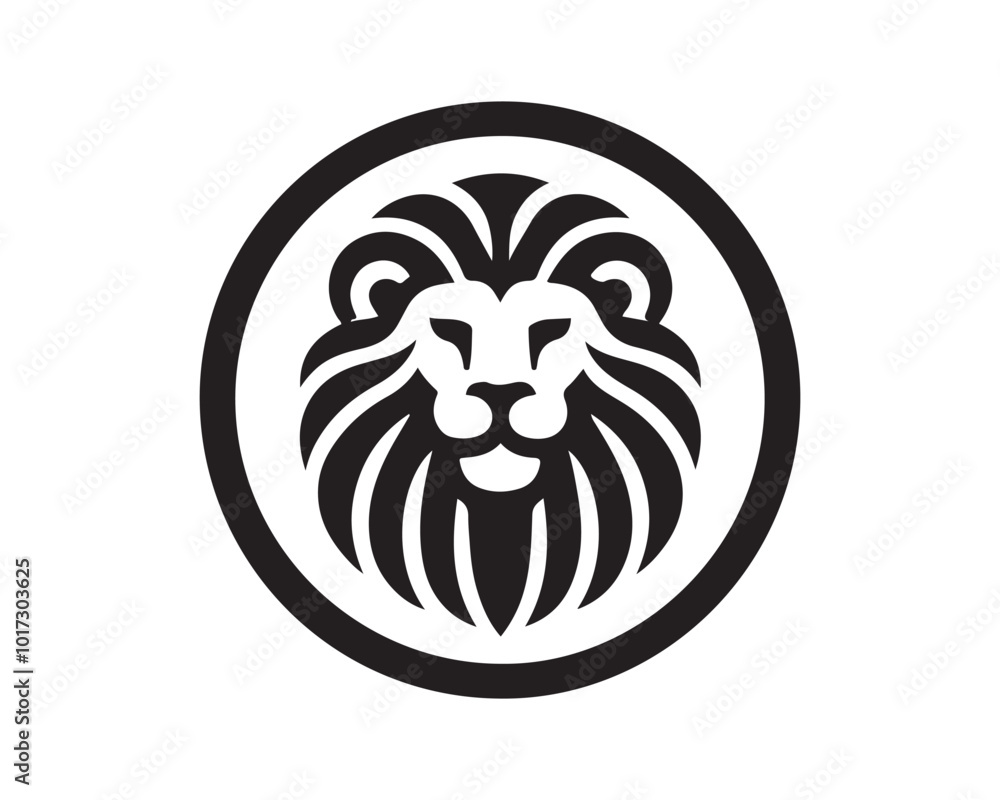 Lion Head Logo Design Vector illustration Lion Head Logo Design Vector illustration