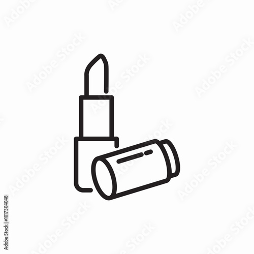 lips gloss icon sign vector