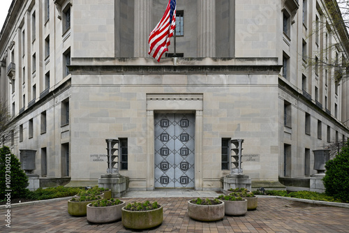 Obraz na płótnie Department of Justice Building - Washington, DC w salonie