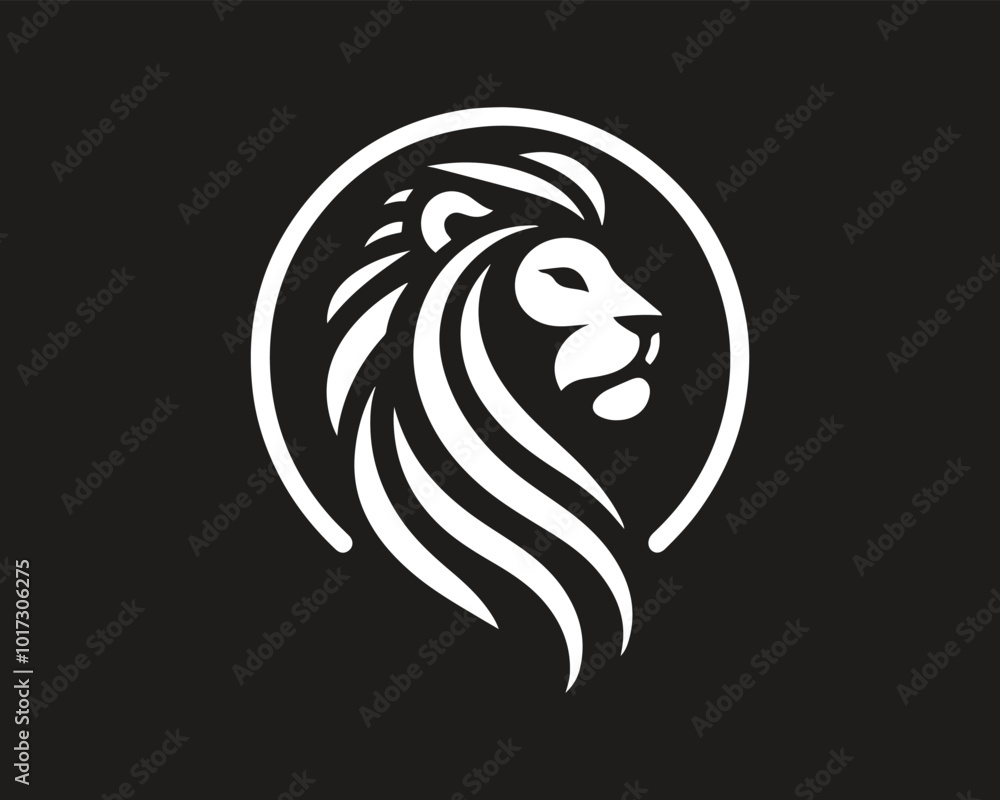 Lion logo design vector template. lion head logo design icon vector illustration Lion logo design vector template. lion head logo design icon vector illustration
