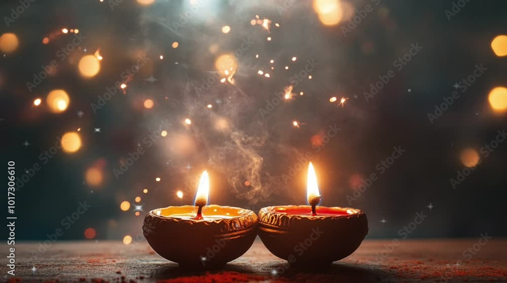 Diwali. Divali. Deepavali or Dipavali is the festival of lights. Burning candles in the temple Diwali. Divali. Deepavali or Dipavali is the festival of lights. Burning candles in the temple