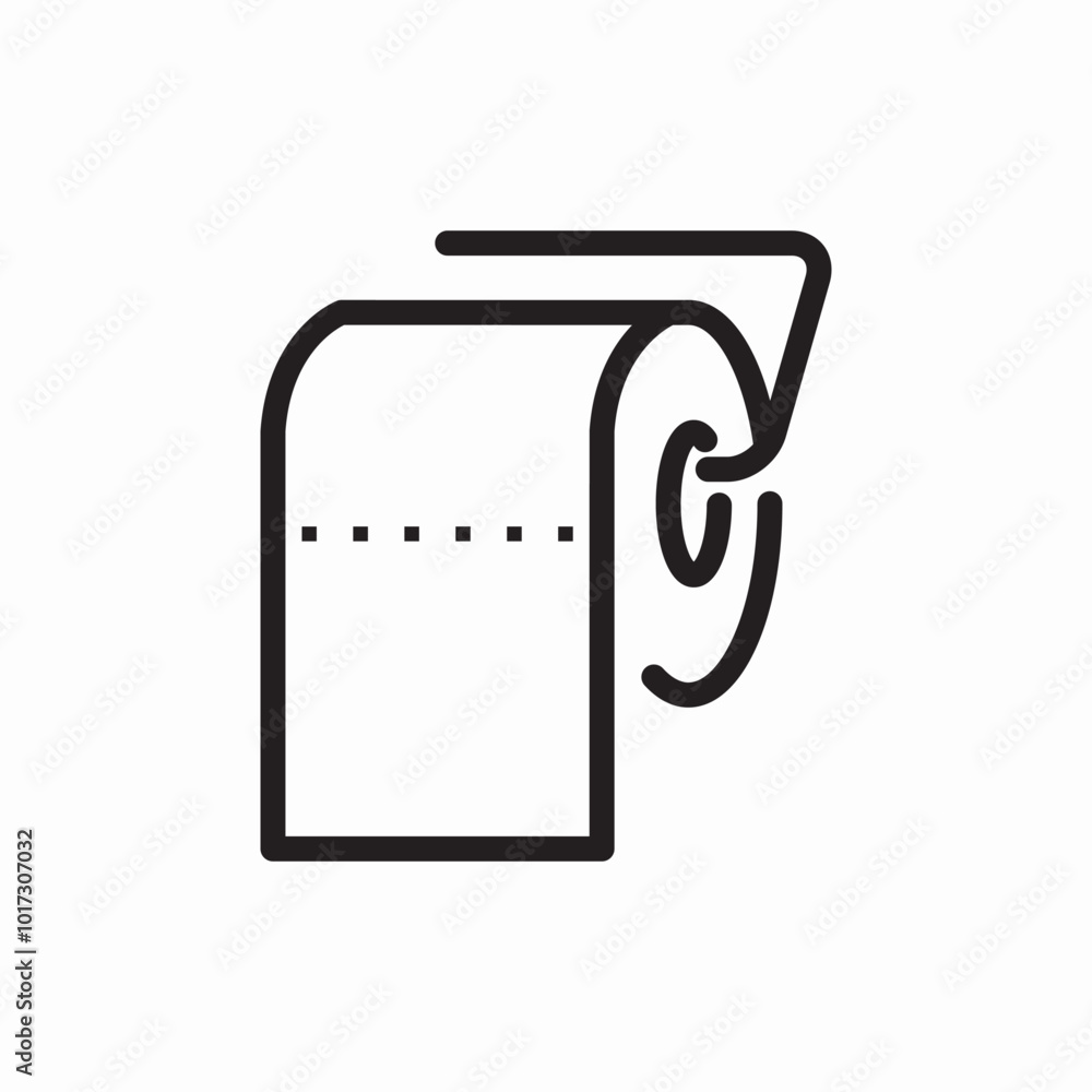 toilet paper roll holder icon sign vector toilet paper roll holder icon sign vector