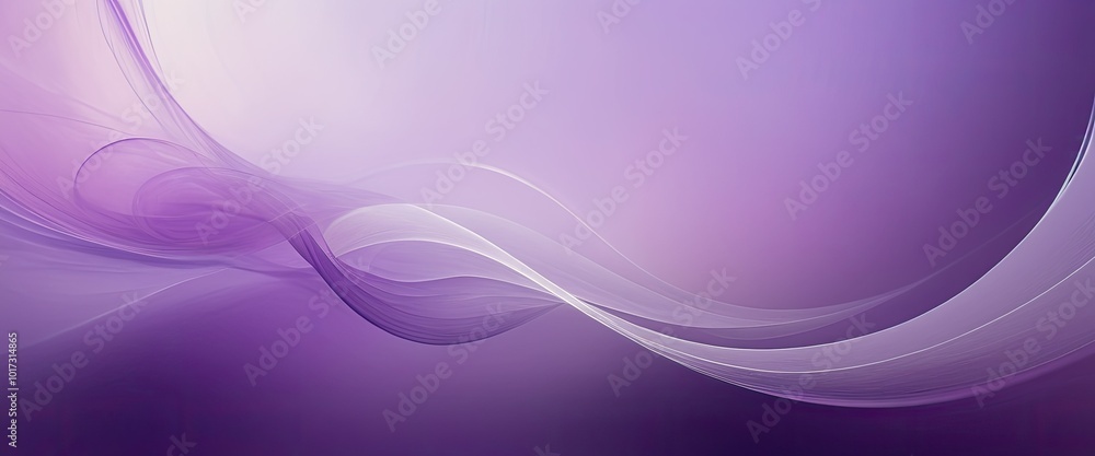 Abstract Purple and White Waves Abstract Purple and White Waves