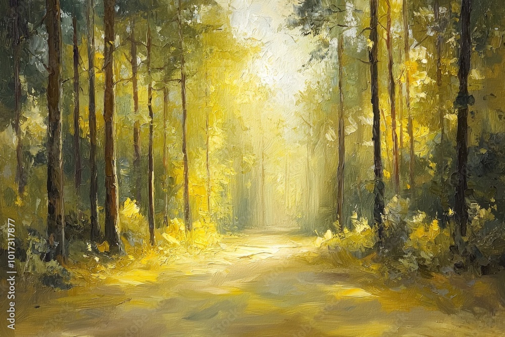 Obraz premium Abstract oil painting illustration background created with Generative AI