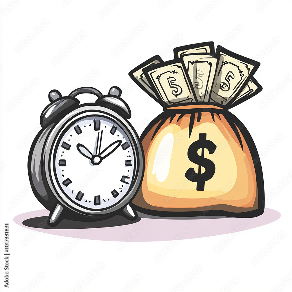 time is money concept time is money concept