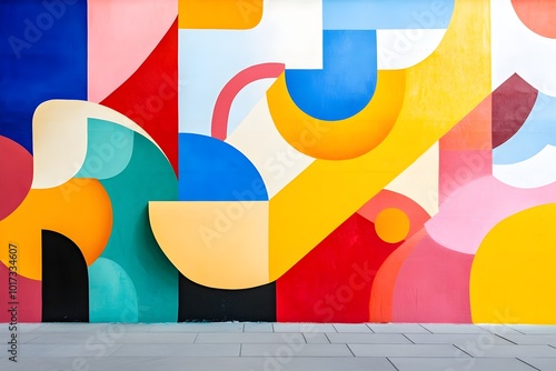 Vibrant Street Art Inspired Mural Celebrating Dynamic Market Concepts