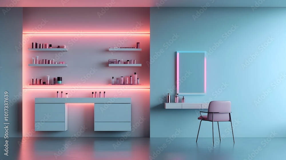 Holographic Beauty Influencer s Futuristic Floating Neon Cosmetic Studio Setup Glowing digital display of high tech luxury makeup and skincare products in a cutting edge innovative beauty space Holographic Beauty Influencer s Futuristic Floating Neon Cosmetic Studio Setup Glowing digital display of high tech luxury makeup and skincare products in a cutting edge innovative beauty space